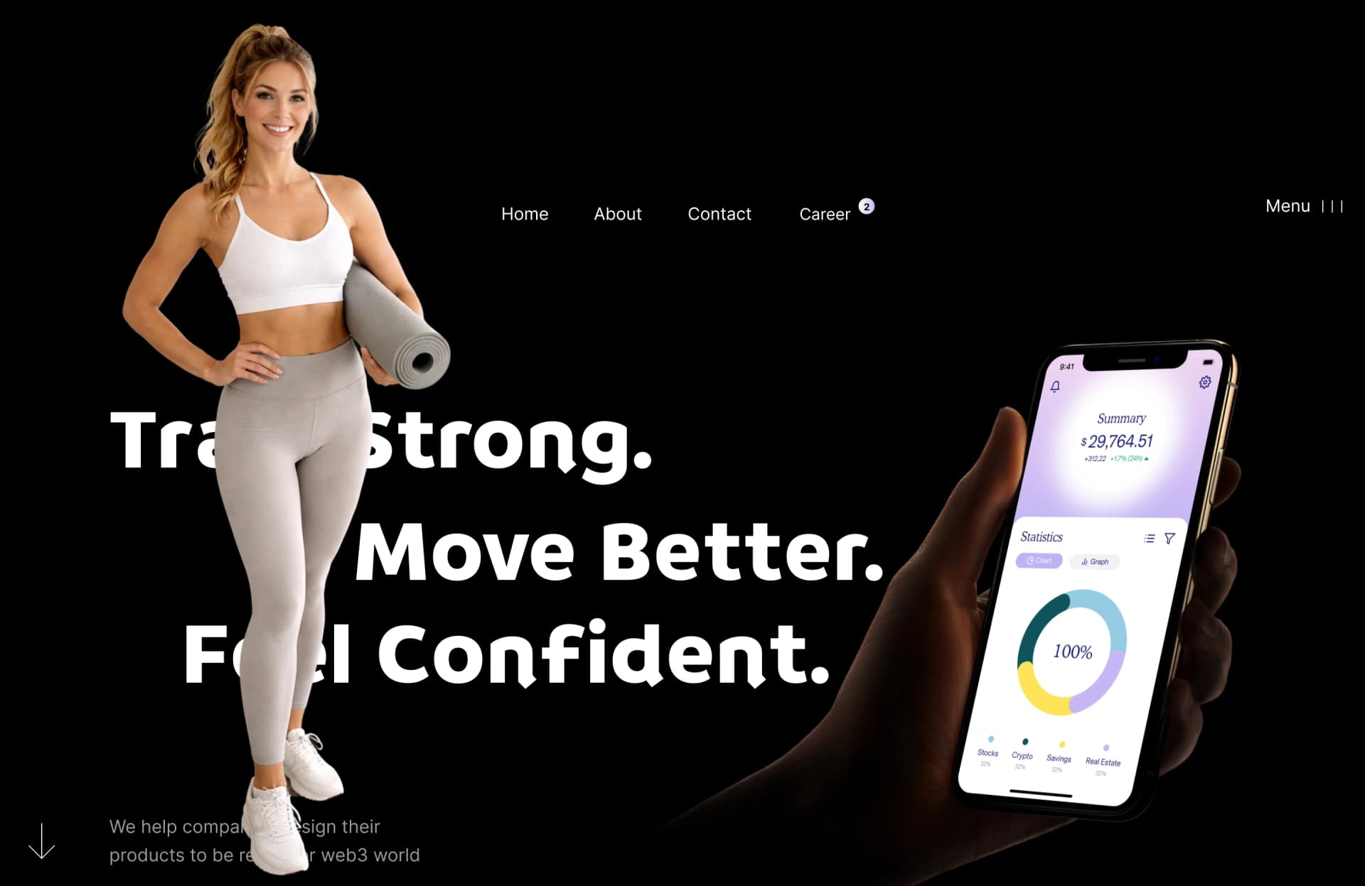 Business website example