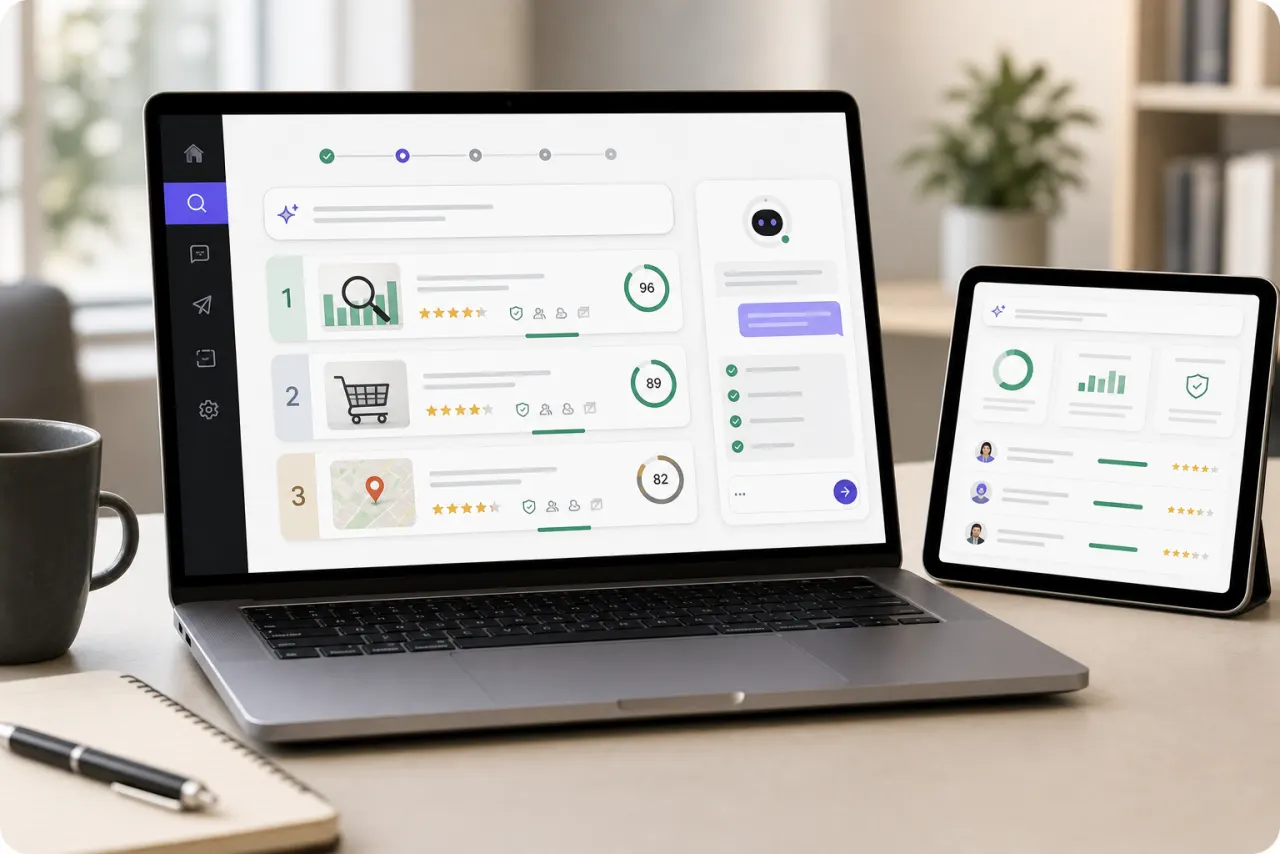 SpringBrand ranking packaged services by fit, trust, and provider track record