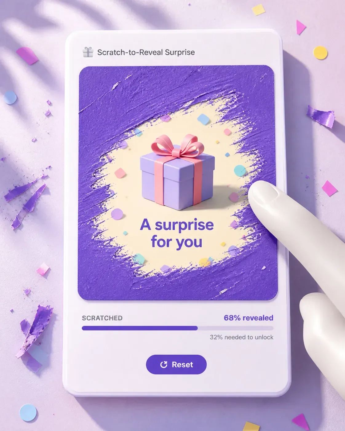 React Scratch Card