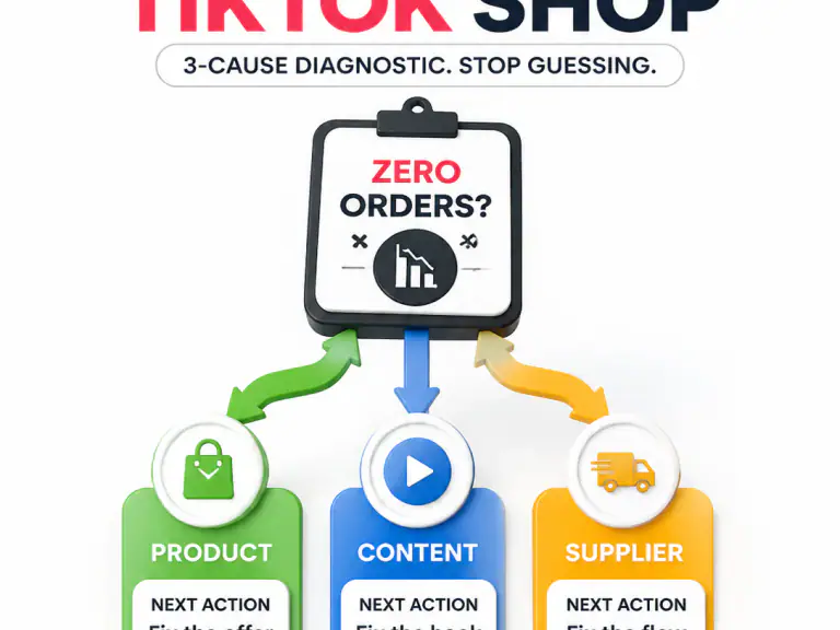 Diagnose a dead TikTok Shop