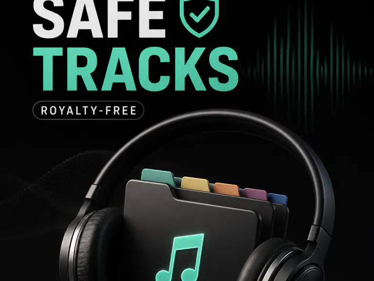 Find no-copyright music, Content-ID-safe background tracks