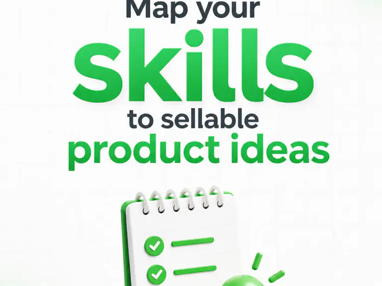 Map your skills to sellable product ideas