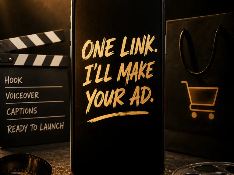 Turn your Shopify or Amazon URL into an ad