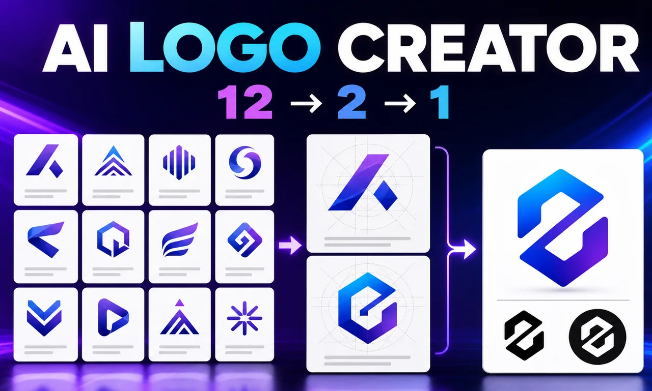 AI Logo Creator with Human Refinement