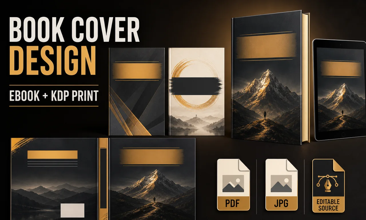 Book Cover Design for eBook and KDP Print