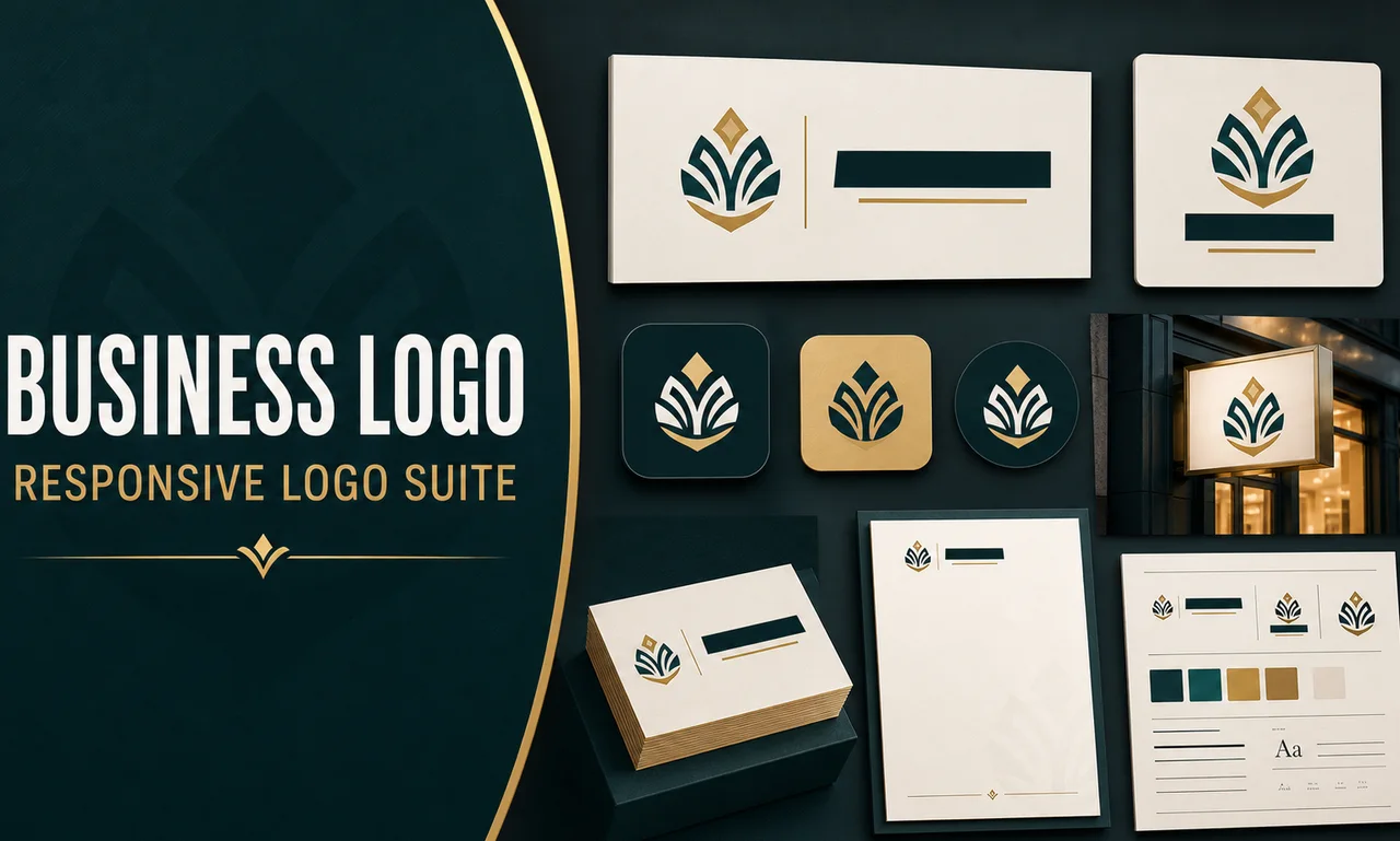 Business Logo Maker with Responsive Logo Suite